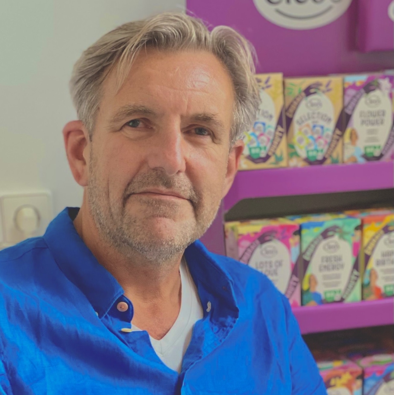 Ronald Bakker, distributeur Nederlands biologisch kruidentheemerk Cleo's